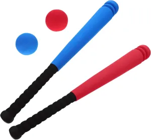 1 Set Mini Foam Baseball Bat and Ball Children Entertainment Plaything Safe Baseball Bat