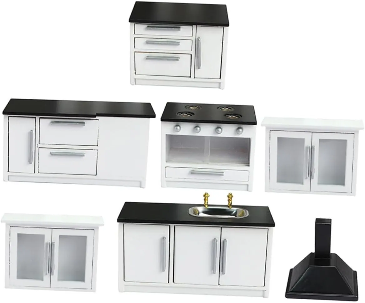 1 Set Mini House Furniture Mini Kitchen Accessory for Dollhouse Decor Realistic Micro Sense Props for Photography and Creative Miniature Scenes