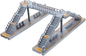 1 Set Miniature Footbridge Decor for Railway Scenery DIY Building Decoration Multi Purpose Sand Table Prop Model for Creative Projects and Photo Props