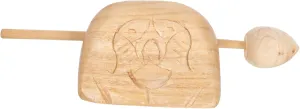 1 Set Wooden Fish Temple Block Musical Instrument Supplies Safe High End for Rhythm Play Present for Boys