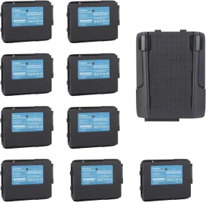 10-Pack BT-000318 for Zebra Scanner Battery: for Zebra TC77 Battery - for Zebra Symbol TC70 TC77 TC72 TC75 TC55 TC70X TC75X TC700H TC700K TC720L Barcode Scanner BT-000318-01 Batteries
