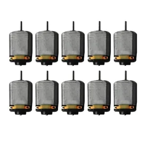 10 Pcs Mini 130 DC Motor Strong Magnetic Brushed Electric 25000 RPM Cars Toys Electric Motor DIY Remote Control Toy