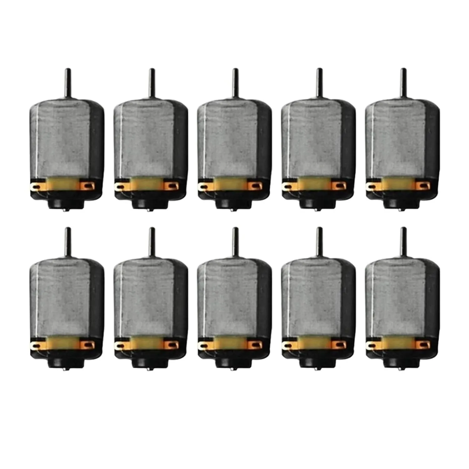 10 Pcs Mini 130 DC Motor Strong Magnetic Brushed Electric 25000 RPM Cars Toys Electric Motor DIY Remote Control Toy