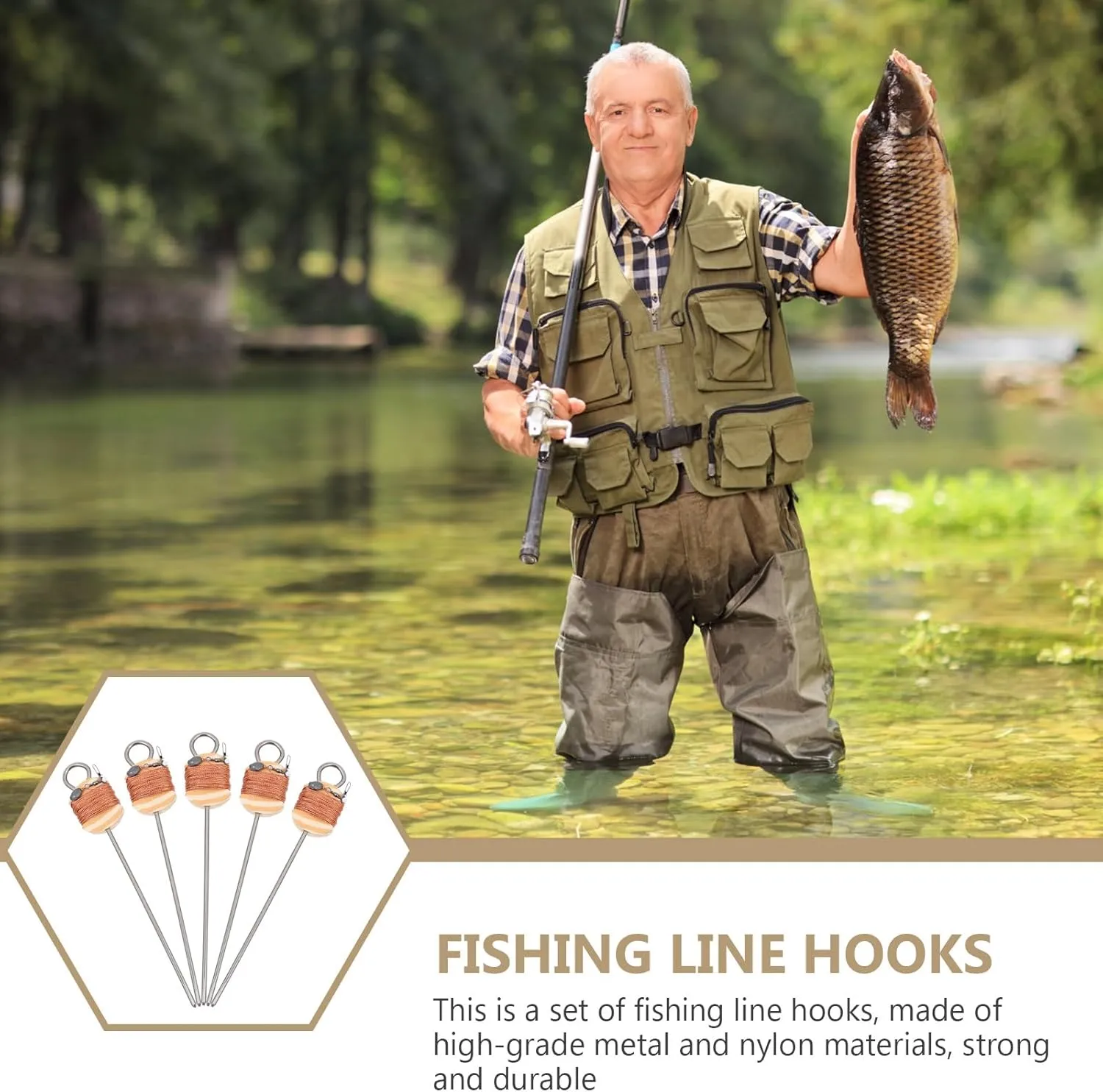 10 Pcs Turtle Hook Metal Fishing Hooks Octopus Hook Multipurpose Wire Hook Outdoor Fishing Hook Line