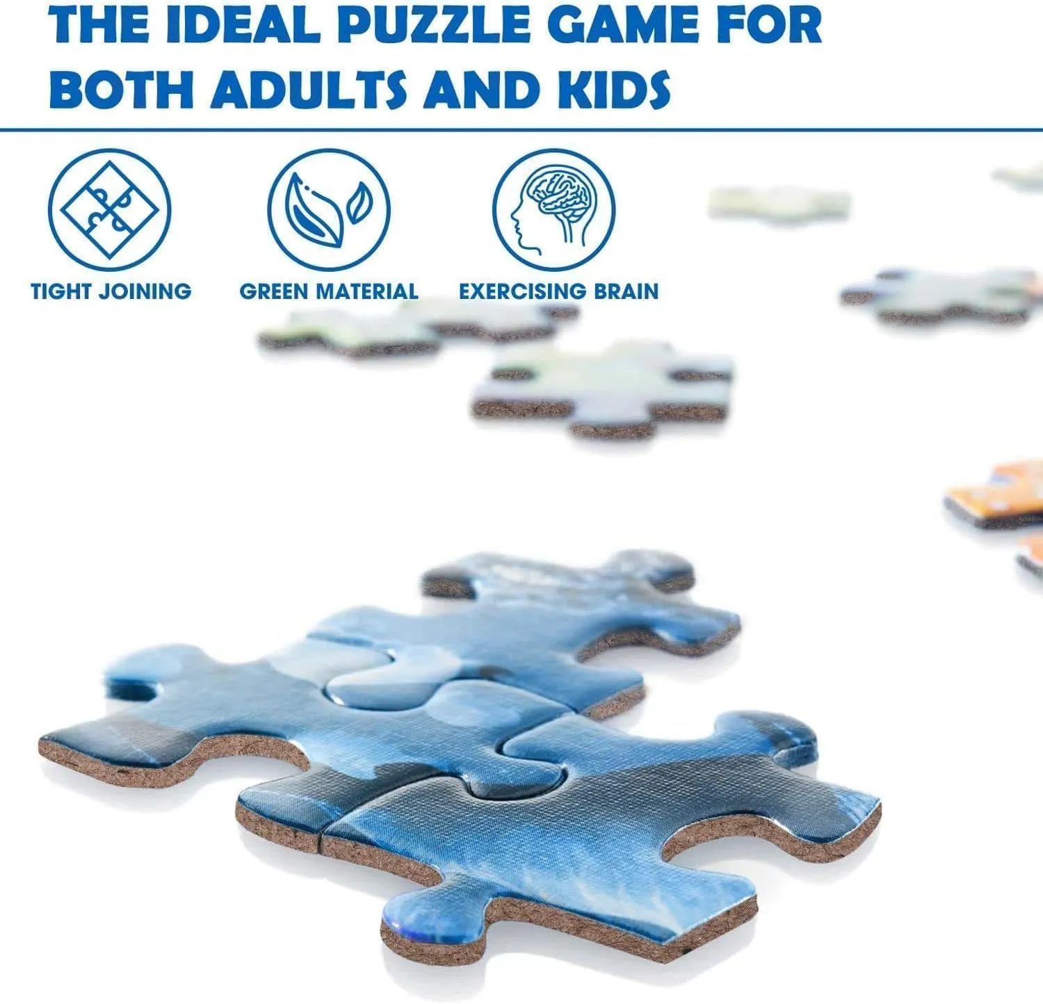 1000 Pieces Jigsaw Puzzles for Adults - Fishing Enthusiasts on Board Fishing-Big Head Fish Creative Gifts are Perfect for Home Entertainment and Game Collections