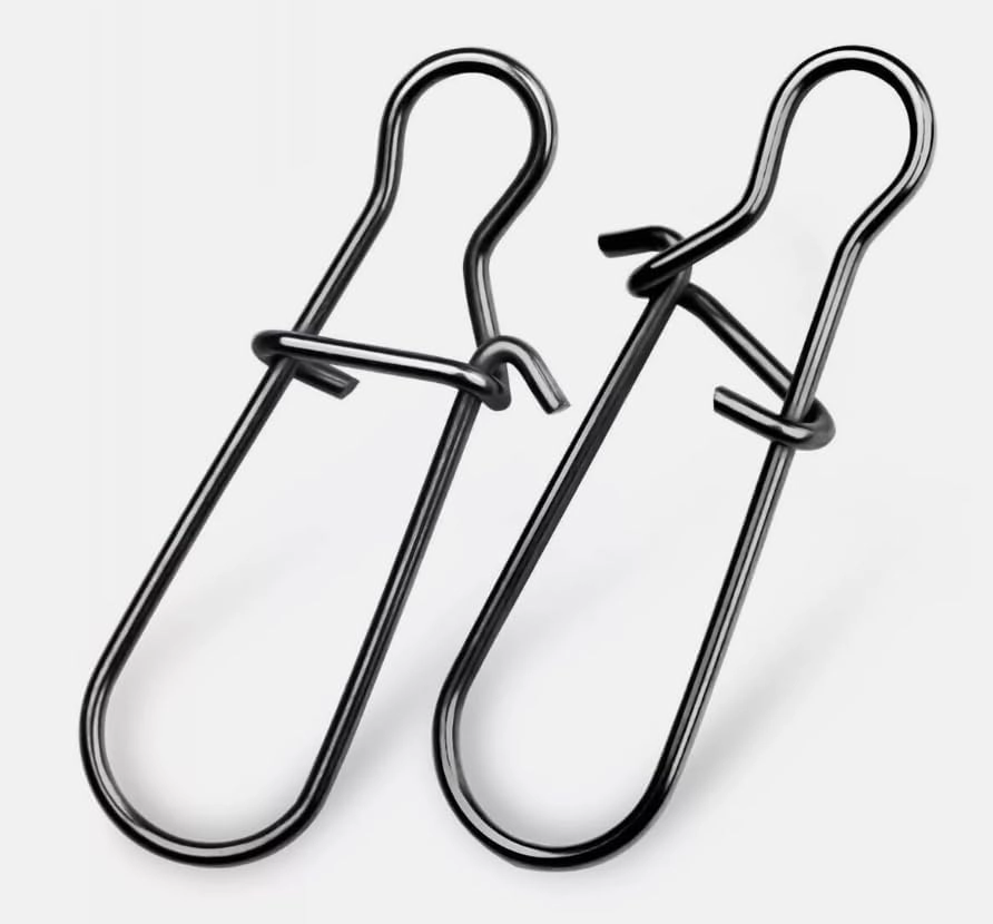 100pcs Fishing Snaps Duo Lock Snap Stainless Steel 8LB-220LB Quick Lure Snap