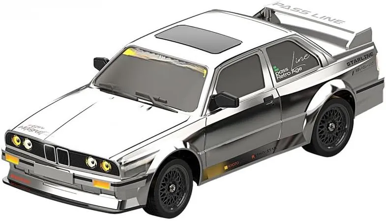 1/16 Scale RC Drift Car, 2.4G 4WD High-Speed RC Racing Car with LED Lights & ESP Gyroscope, RC Racing Toy for Hobbyist