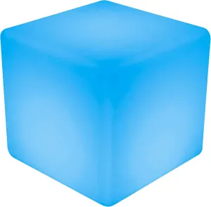 12-Inch LED Rechargeable Decorative Light Cube | Waterproof, Dimmable, Adjustable RGB Color Changing with Remote Control for Indoor Outdoor Decorative Lighting