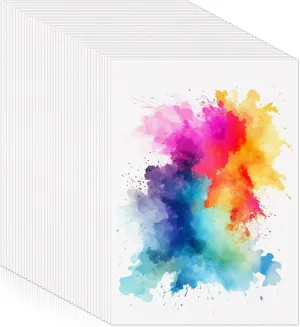 120 Sheets of Watercolour Paper, 300 g/m² Watercolour Pad, White for Children, Students, Adults, Artists, Drawing (4 x 6 Inches)