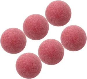 12Pcs Replacement Football Balls for Table Soccer Durable Foosball Balls for Fun Tabletop Games for Soccer Game Tables Red Matte Finish