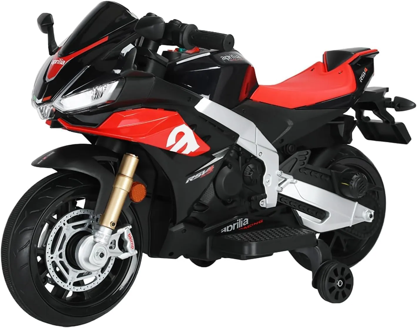 12v Kids Ride on Motorcycle, Electric Kids Moped, Battery Powered Motorcycle for 3 Years Old, Black