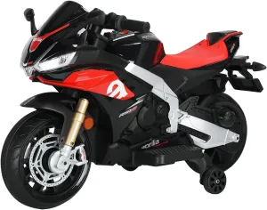 12v Kids Ride on Motorcycle, Electric Kids Moped, Battery Powered Motorcycle for 3 Years Old, Black