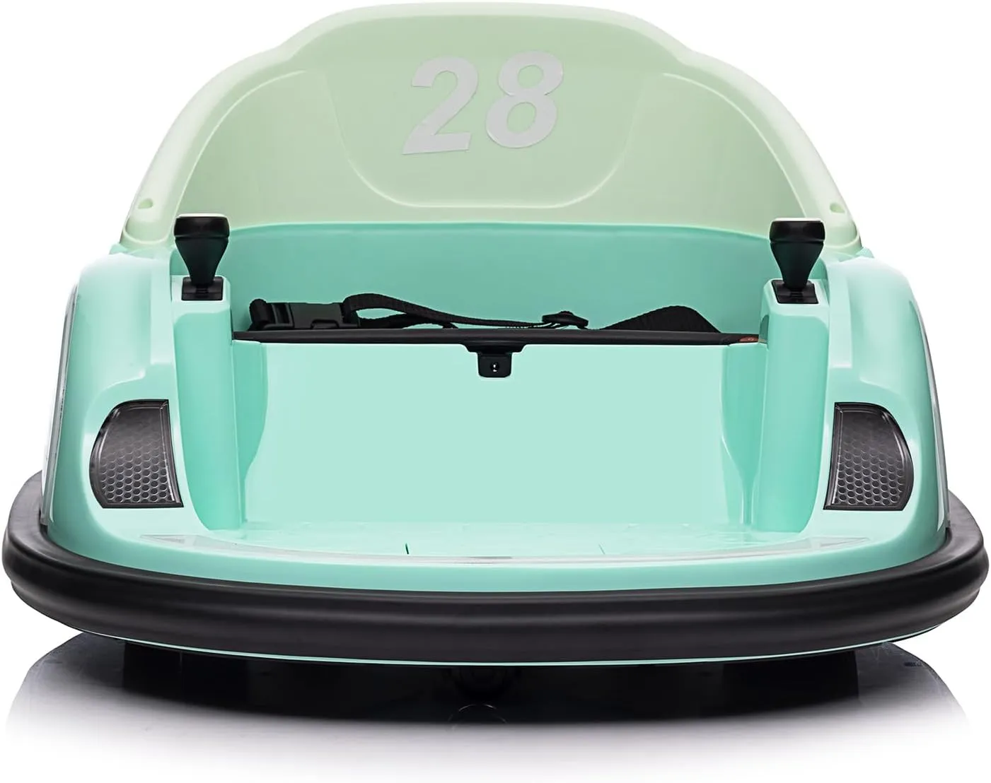 12V Ride On Bumper Car for Kids Ride on Toy Gifts Toddlers Electric Bumping Car with Remote Control, Battery Display, 360 Degree Spin, LED Lights, Music, Green