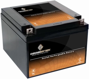 12V 28AH Sealed Lead Acid (SLA) Battery compatible with Power-Sonic PS-12260 PS-12260NB