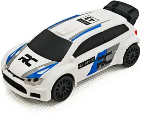 1/43 RC Drift Car Mini, 2.4G Full-Proportional Electric Remote Control Sports Car with LED Lights, 15 KM/H Racing Rally Cars Model, Indoor Toy Gift for Adults -RTR