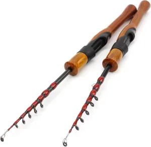 1,68m 1,8m Ul Power Carbon Fiber Lure Fishing Rod, Telescopic Rotating Bait Fishing Rod, Bait Weight 1-5g, Small Fishing Rod for Children Beginners, 41cmMini Fishing Rod ZYHYD