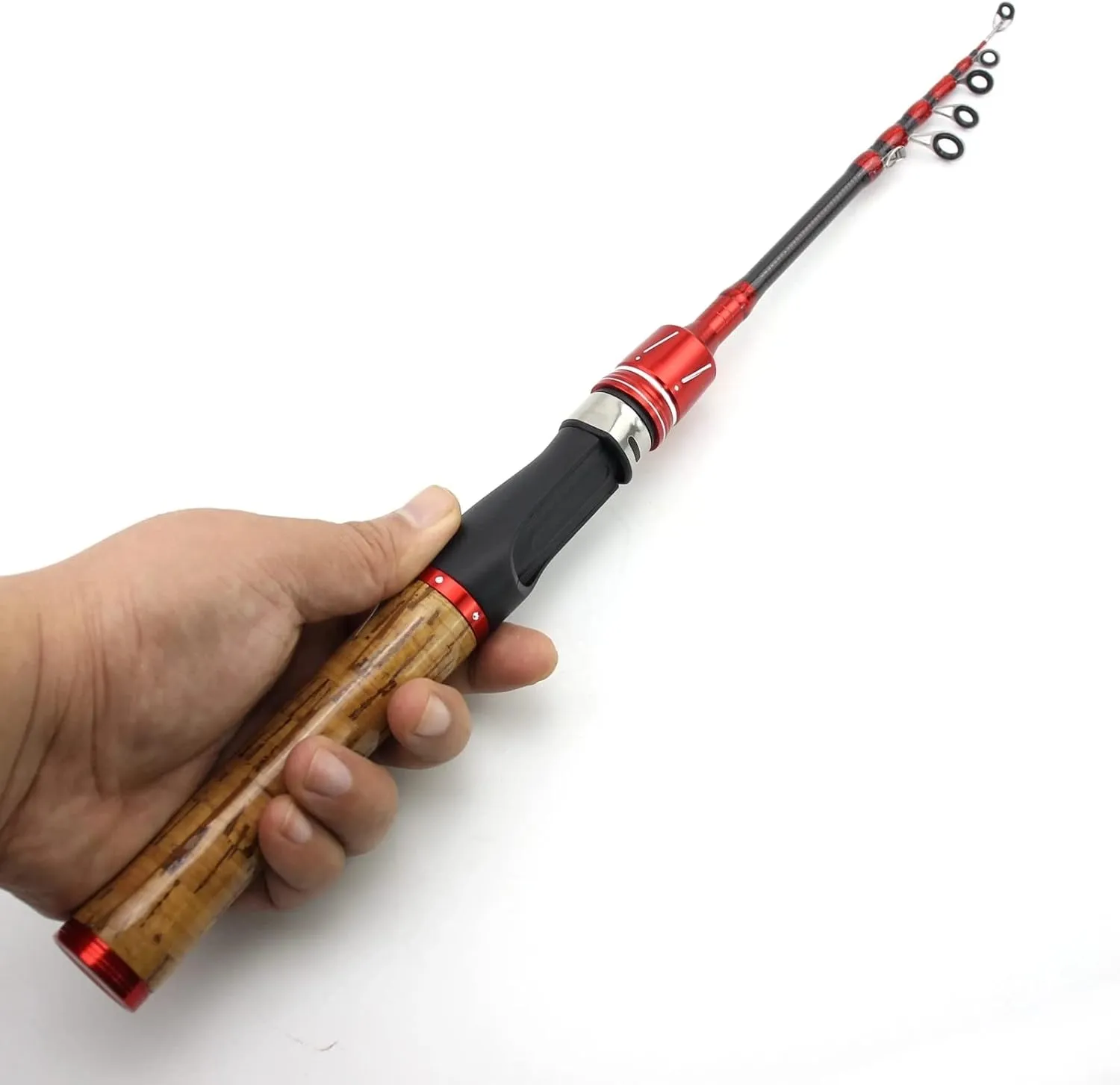 1.8M Ul Power Telescopic Spinning Fishing Rod Lure Weight 1-5g Beginners Catch Small Fish Pole So Soft Slow Rod