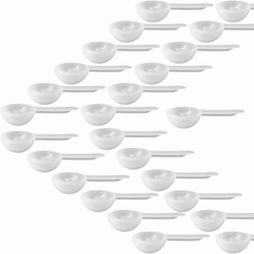 1 Tablespoon Measure Spoon Short Handle Scoops for Canisters by powbab. Made in USA. Dual Use Powder Measure for 1 Teaspoon up to 1 Tablespoon Scoop. Protein, Spices, Coffee Scoop. BPA Free (25 count)