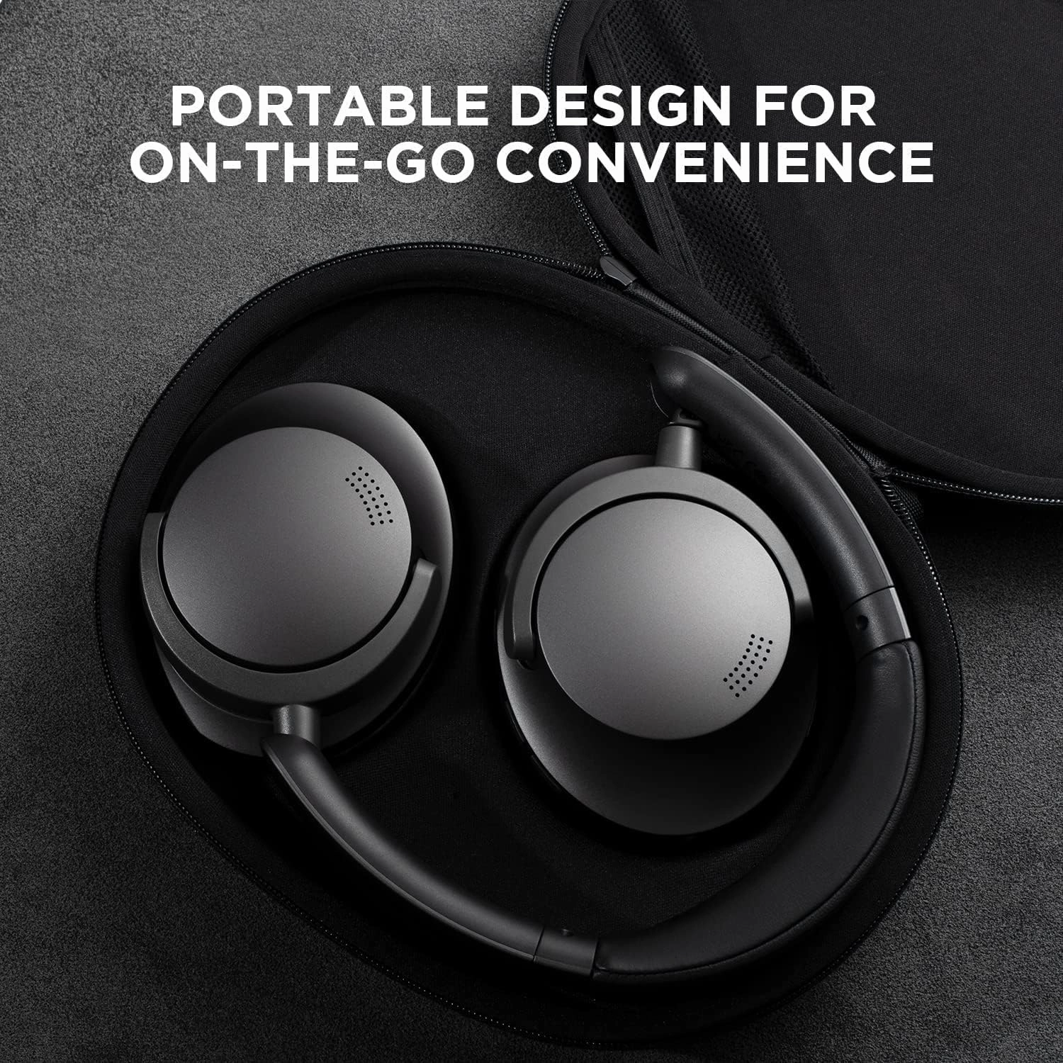 1MORE SonoFlow Active Noise Cancelling Headphones, Bluetooth Headphones with LDAC for Hi-Res Wireless Audio, 70H Playtime, Clear Calls, Preset EQ Via App, Black