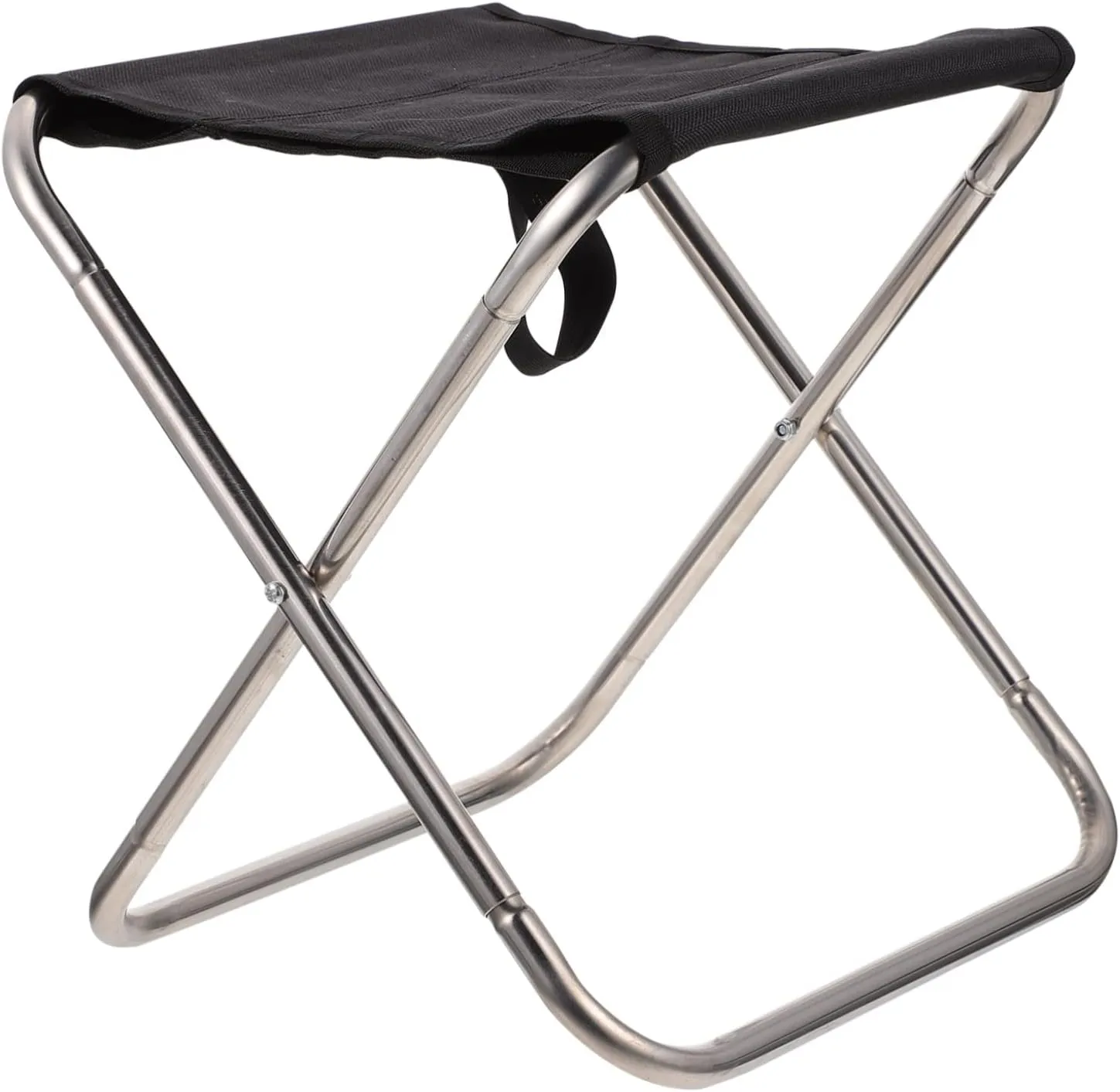 1Pc Portable Folding Fishing Stool Lightweight Camping Chair with Stable Bottom for Outdoor Activities Design with Storage Bag Durable Construction for Fishing