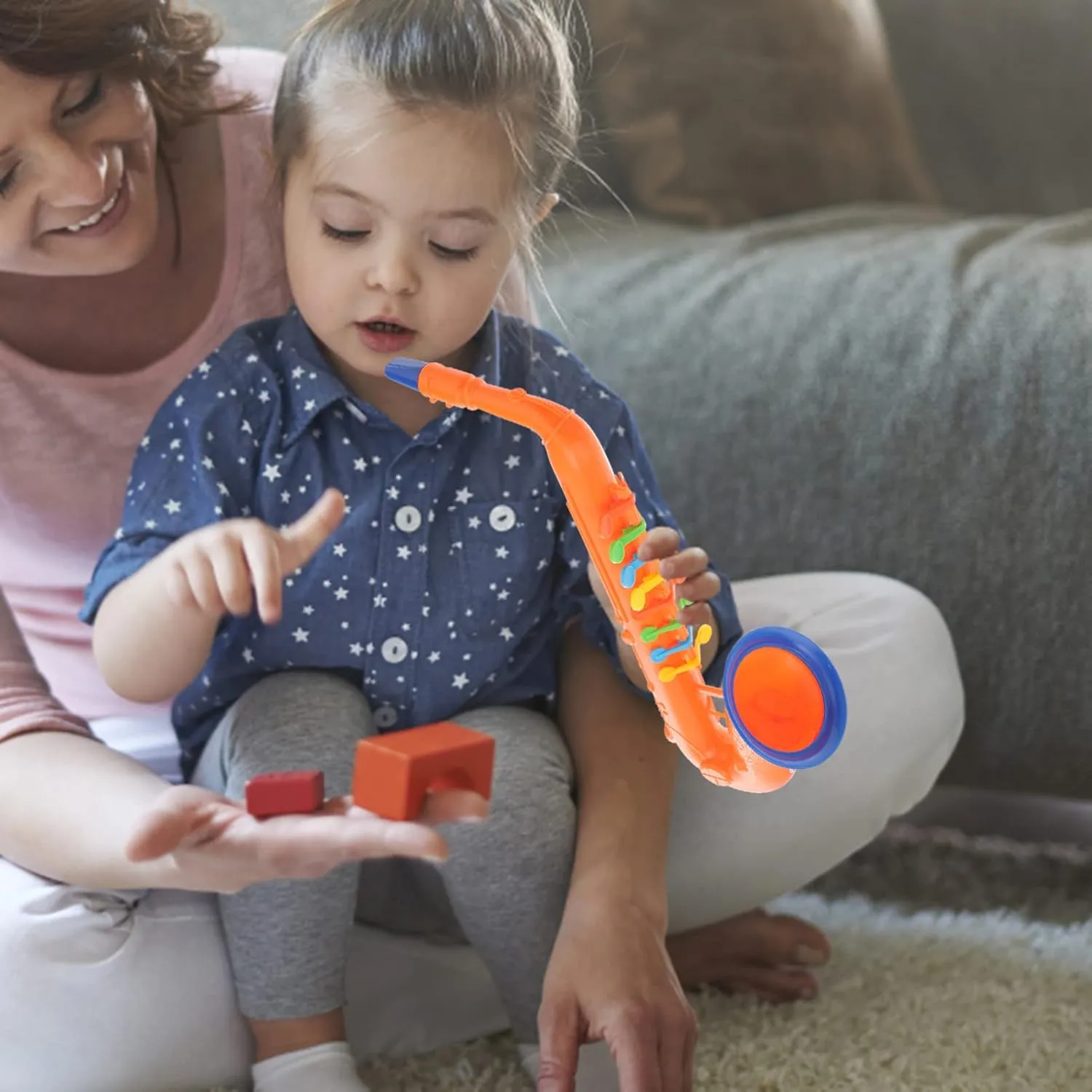 1pc Simulated Musical Toy Musical Wind for Kids Music for Kids Birthday Musical Toys Kids Trumpet Toy Raffle Drum Abs Toddler Saxophone Toy Drum