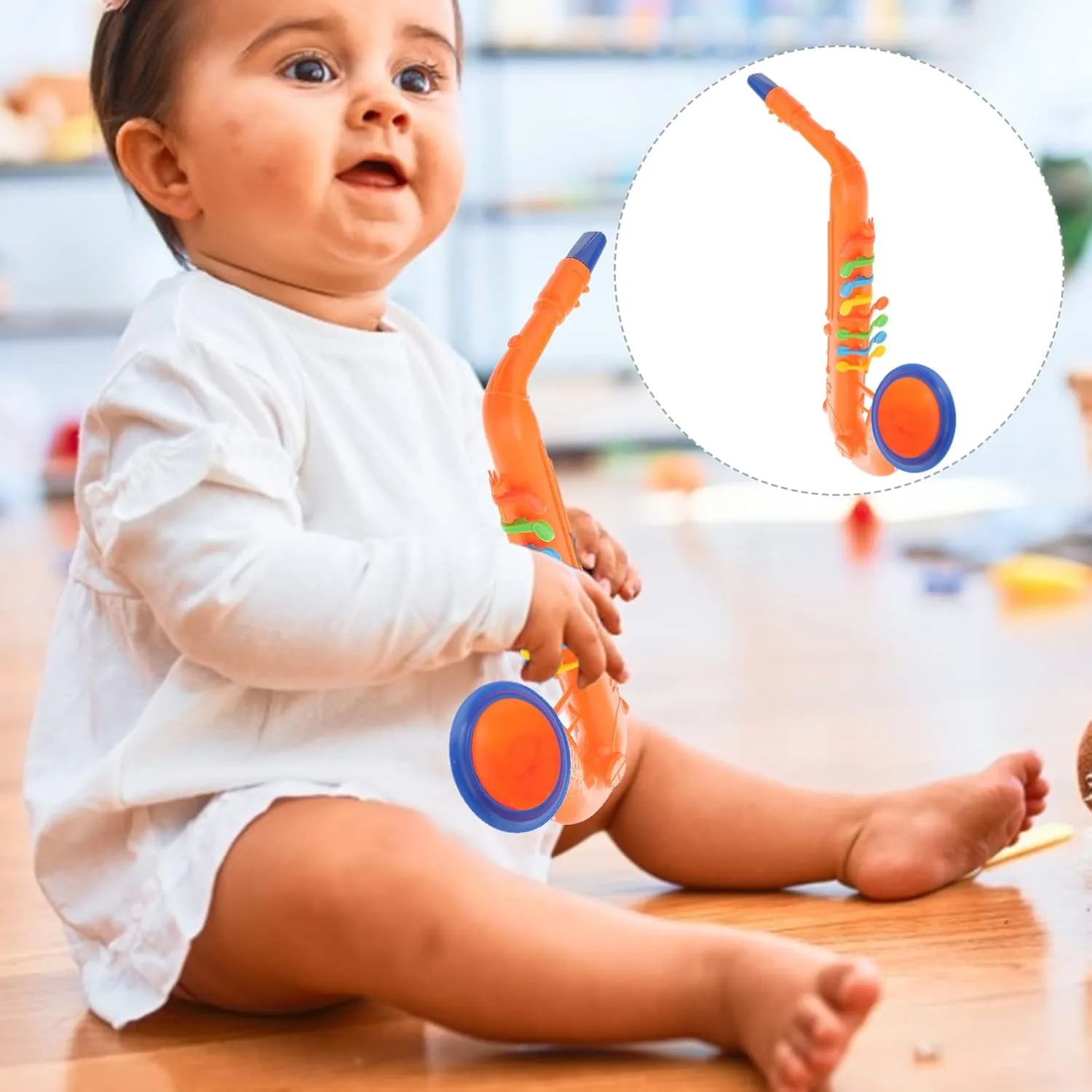 1pc Simulated Musical Toy Musical Wind for Kids Music for Kids Birthday Musical Toys Kids Trumpet Toy Raffle Drum Abs Toddler Saxophone Toy Drum