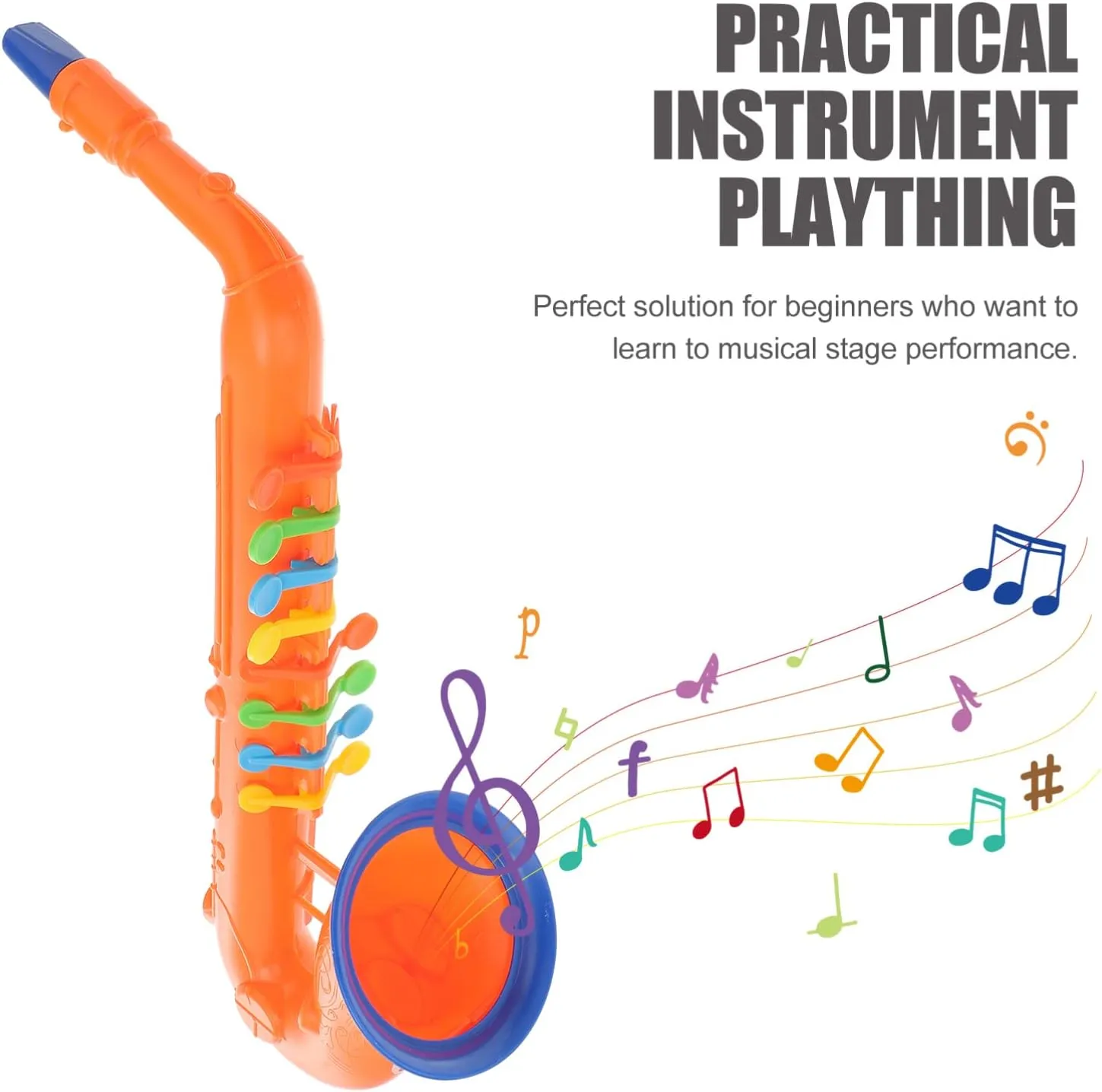 1pc Simulated Musical Toy Musical Wind for Kids Music for Kids Birthday Musical Toys Kids Trumpet Toy Raffle Drum Abs Toddler Saxophone Toy Drum