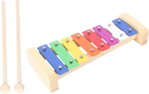 1Pc Wooden Xylophone for Chic Educational Musical Instrument with Keys and Music Score for Early Education and Creative Development Present