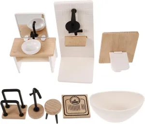1Set Scale Dollhouse Realistic Props for Playtime Safe and Construction