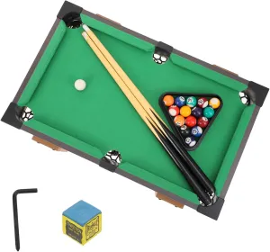 1Set Stylish Pool Table Billiard Table for Fun Indoor Plaything Practical Mini Game Table for Hand Eye Coordination and Imagination