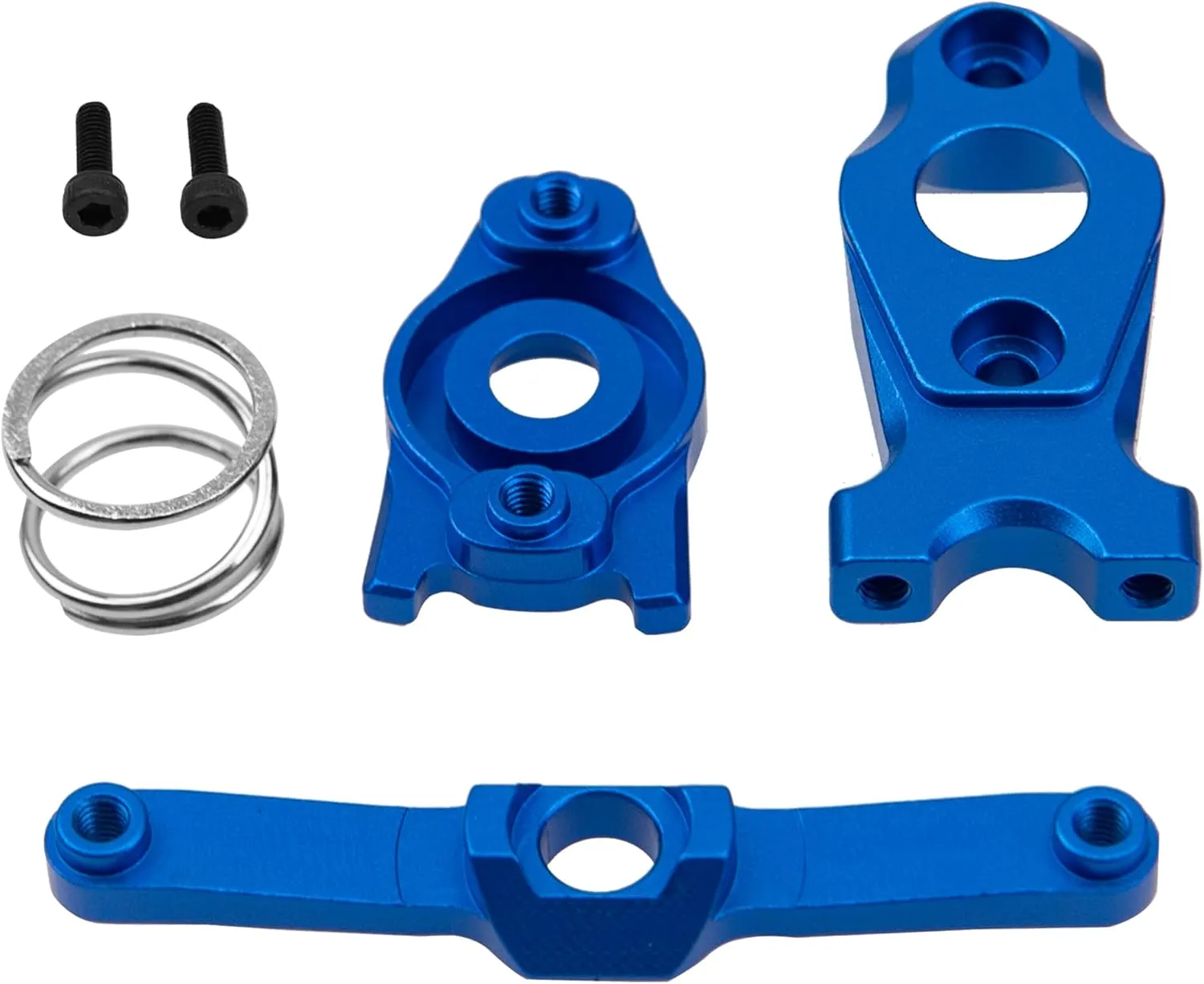 1Set Vgoohobby Aluminum Steering Assembly Compatible with 1/16 Traxxas Mini E-Revo 71054 VXL Mini Slash 4WD 70054 Mini Summit 72054 RC Car