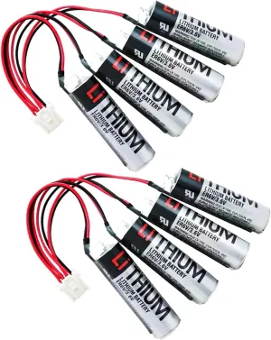 [2 Pack] 8000mAh ER6V/3.6V Lithium Battery Replacement for Yaskawa HW0470360-A Motoman Robot 149689-1