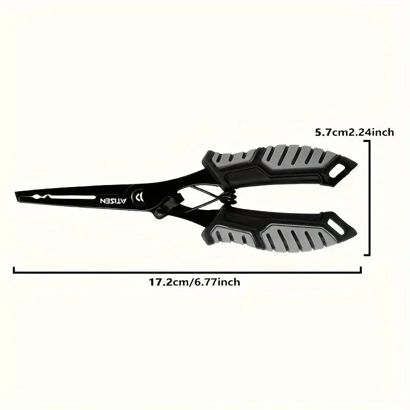 2-Piece Durable Stainless Steel Fishing Pliers