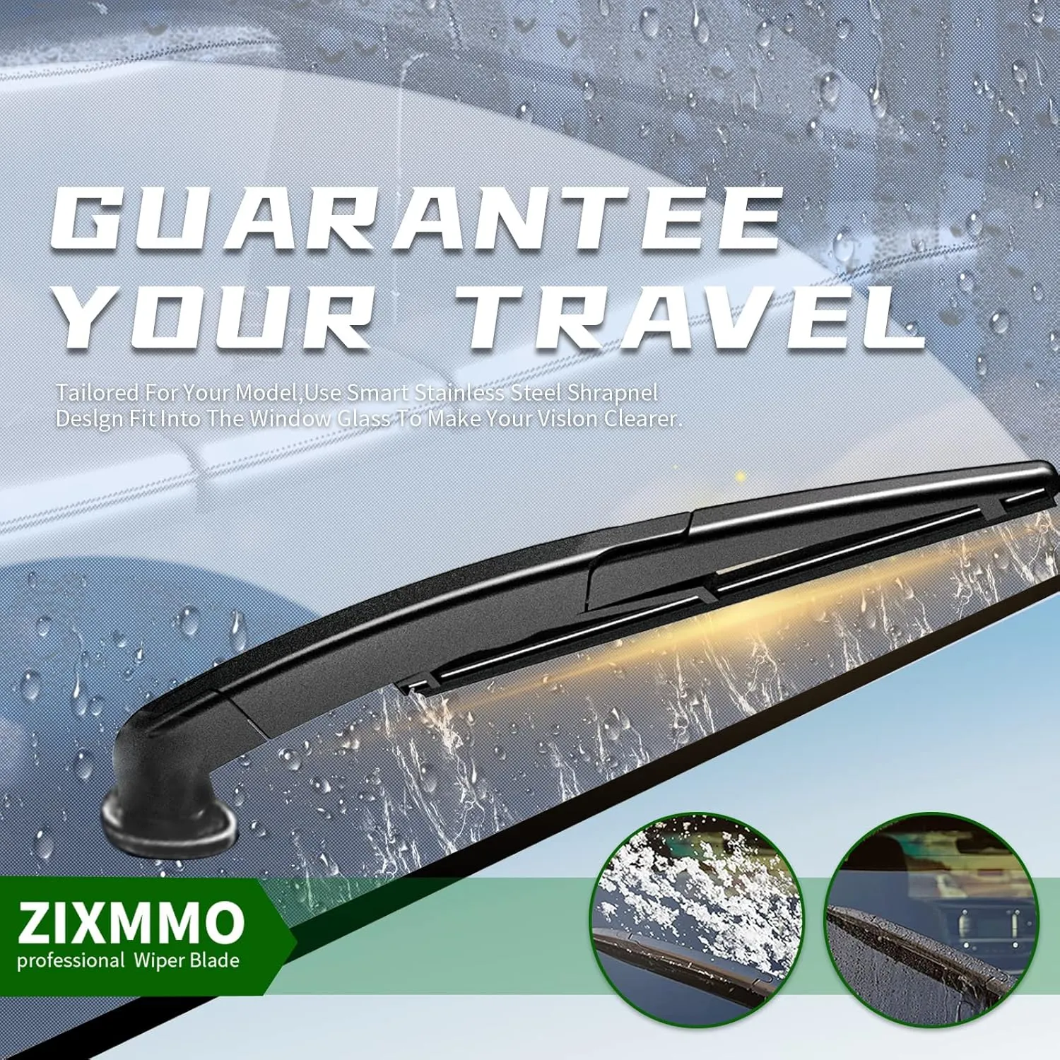 2 Wiper Replacement for Mini Cooper R55 R56 R57 2013-2015 Original Equipment Windshield Wiper Blades Set - Bayonet Arms 18"/19" (Set of 2) Not Fit J-Hook