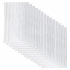 20 Pieces Set 2' (W) X 4' (L) Polycarbonate Greenhouse Panels, Twin-Wall Roof Panels Waterproof UV Protected Corrugated Plastic for Greenhouse, Plant Stand Roof (20)