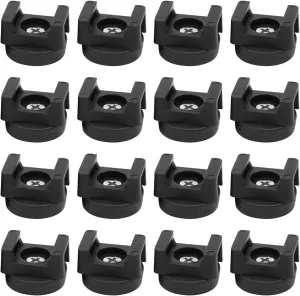 20Pcs Magnetic Cable Zip Tie Base, Multipurpose Cable Ties Mount Wire Clips Management Base,Heavy Duty Wire Cable Holder Supplies for Electrical Cable Wire Organization(Vertical Tension 3.5kg)