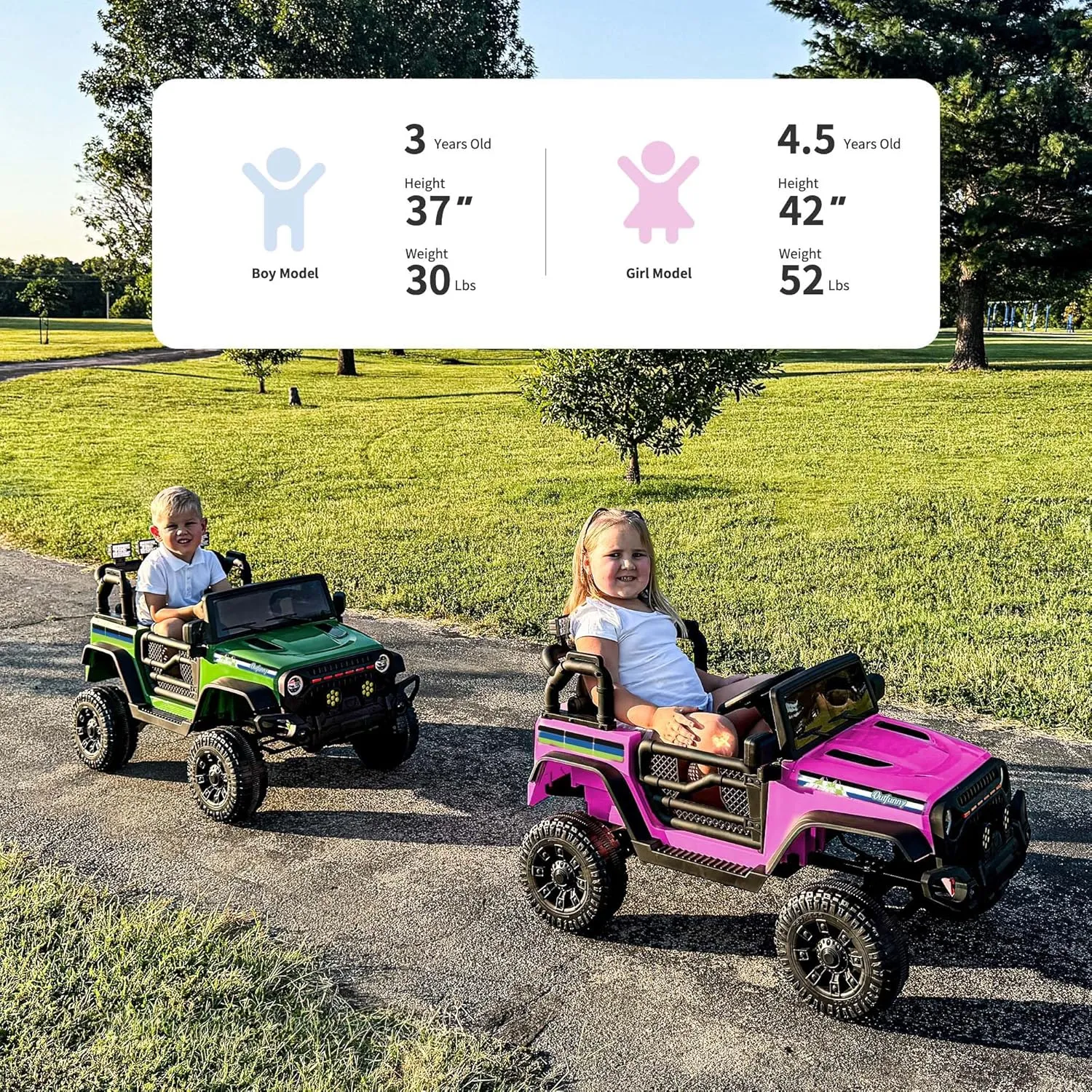 24 Volt Ride-on Truck Toy, Electric Ride on Car Vehicle for Kids with Remote, 400W Power, 5Mph Max Speed - Pink