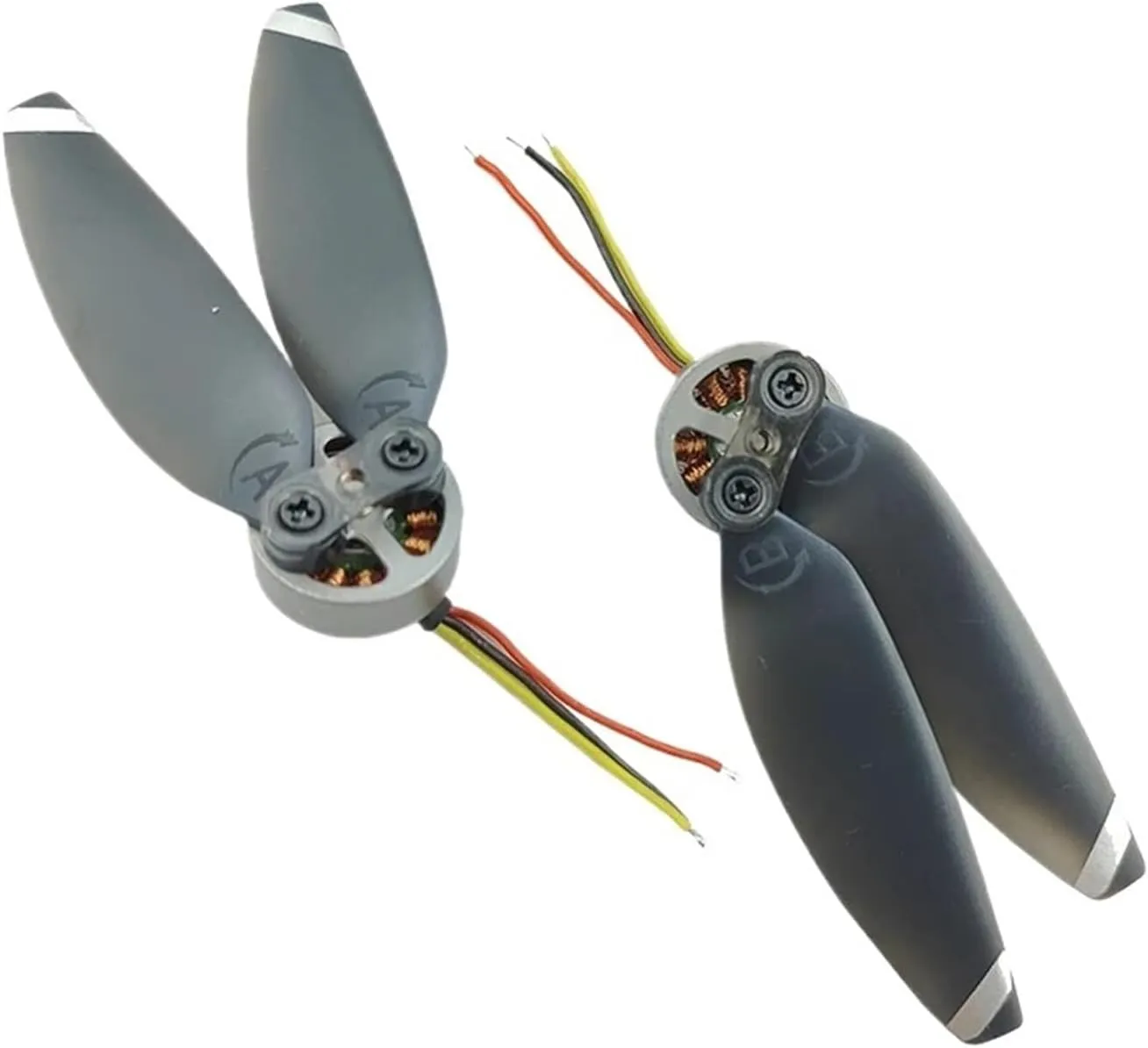 2500KV Mini 18mm 3-Phase Brushless Motor 2S-3S High Speed Engine Propeller Set for RC Drone FPV Quadcopter UAV Aircraft Model(Model C ONLY Motor_2S-3S)