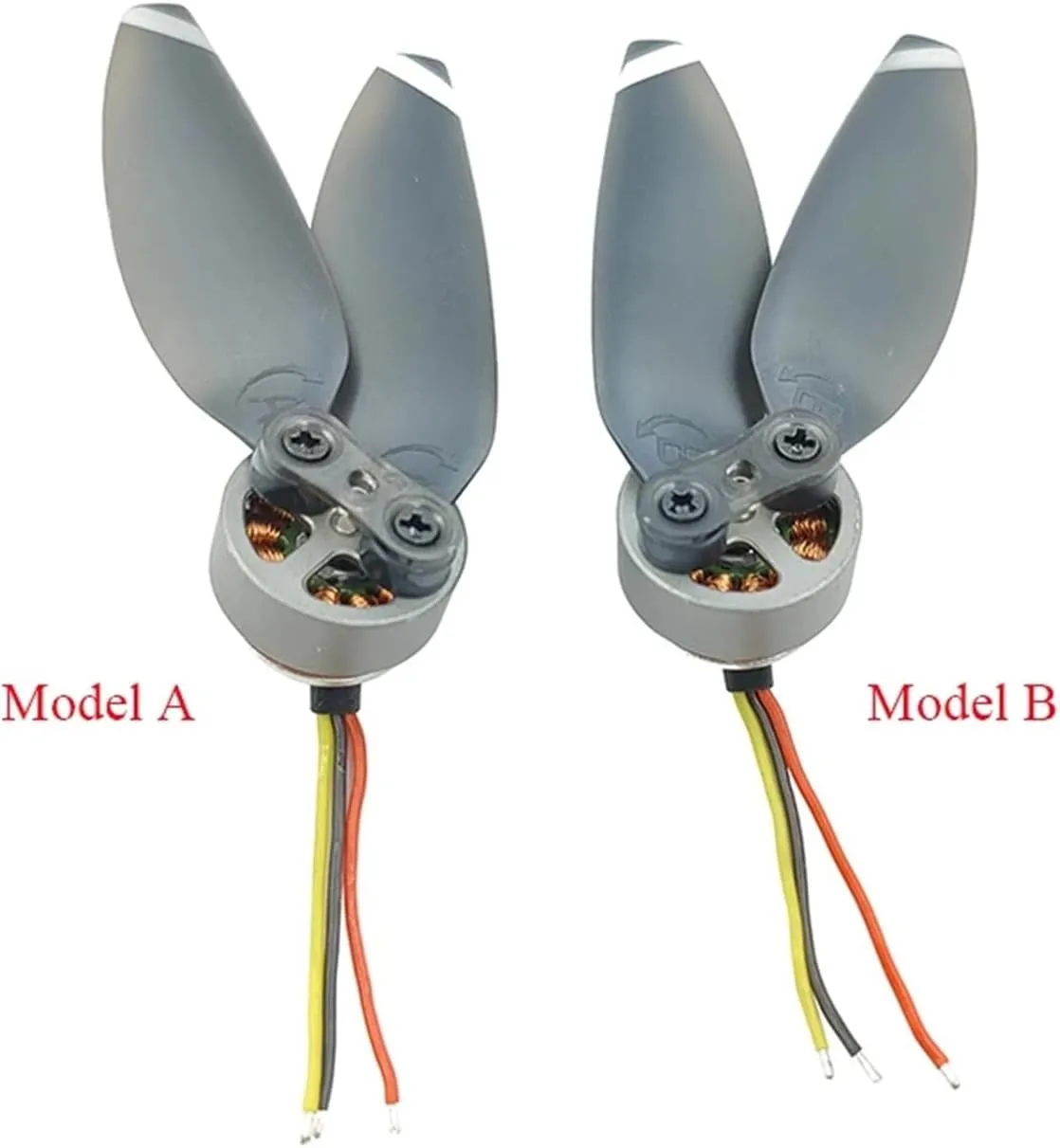2500KV Mini 18mm 3-Phase Brushless Motor 2S-3S High Speed Engine Propeller Set for RC Drone FPV Quadcopter UAV Aircraft Model(Model C ONLY Motor_2S-3S)