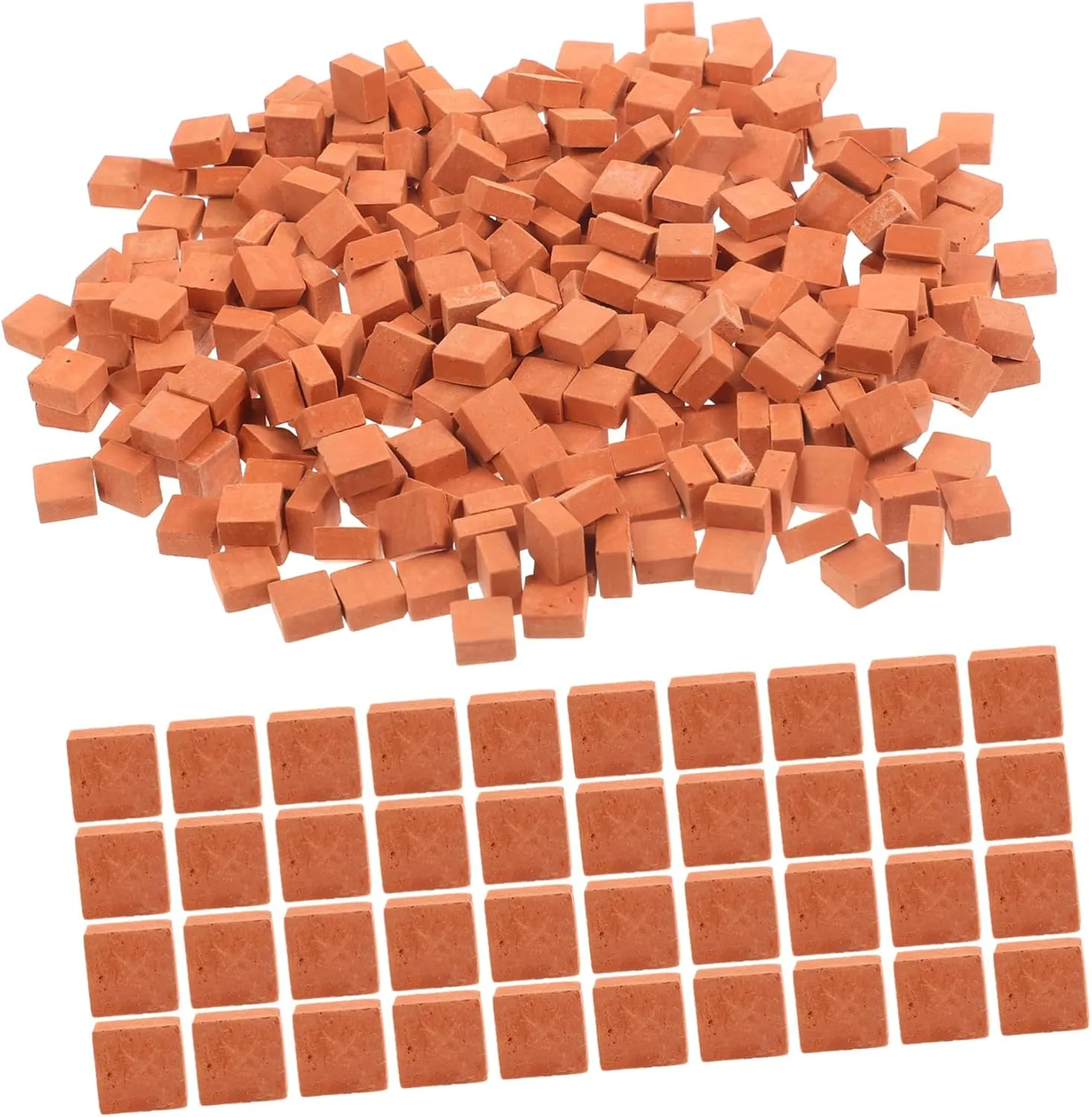 280pcs Miniature Building Blocks DIY Landscape Decor Fake Bricks for Sand Table 1:16 Miniature Building Block Model