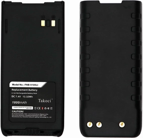 2-Pack 7.4V 1800mAh FNB-V105Li Li-ion Radio Battery Compatible for Yaesu/Vertex/Standard Horizon/Marantz HX380 & HX280 Series Two Way Radio