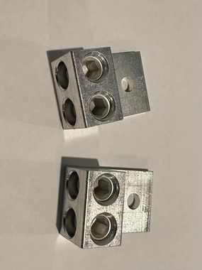 2(pcs.) Dual Wire Mechanical Lug 250 kcmil 250 MCM for 250kcmil-6AWG Cables, 2 Pack