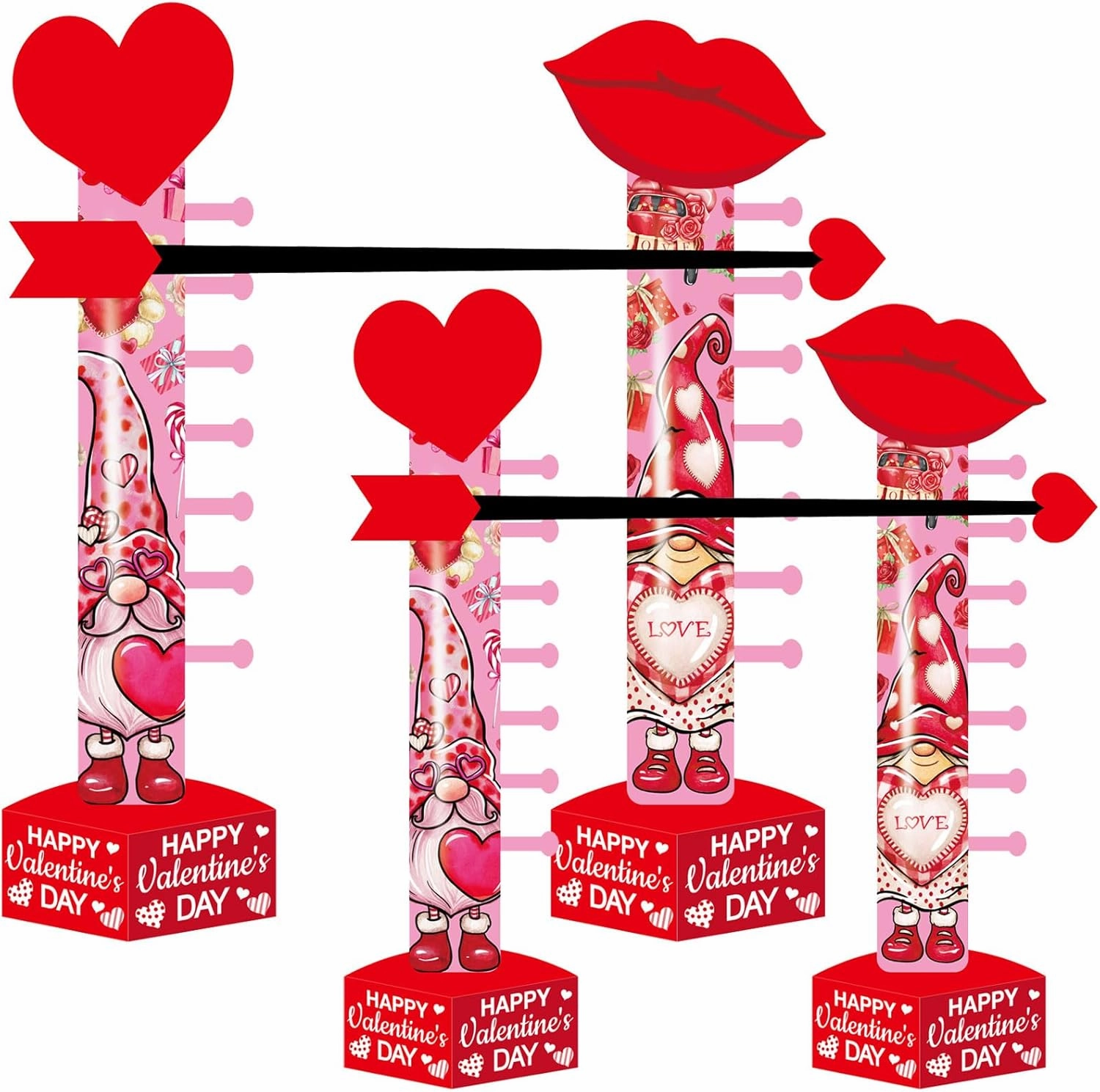2 Pcs Inflatable Limbo Game for Adults 59 Inch Gnome Party Games Engage Your Guests Easy Setup for Family Indoor Outdoor Picnic Holiday Party Bridal Shower Supplies