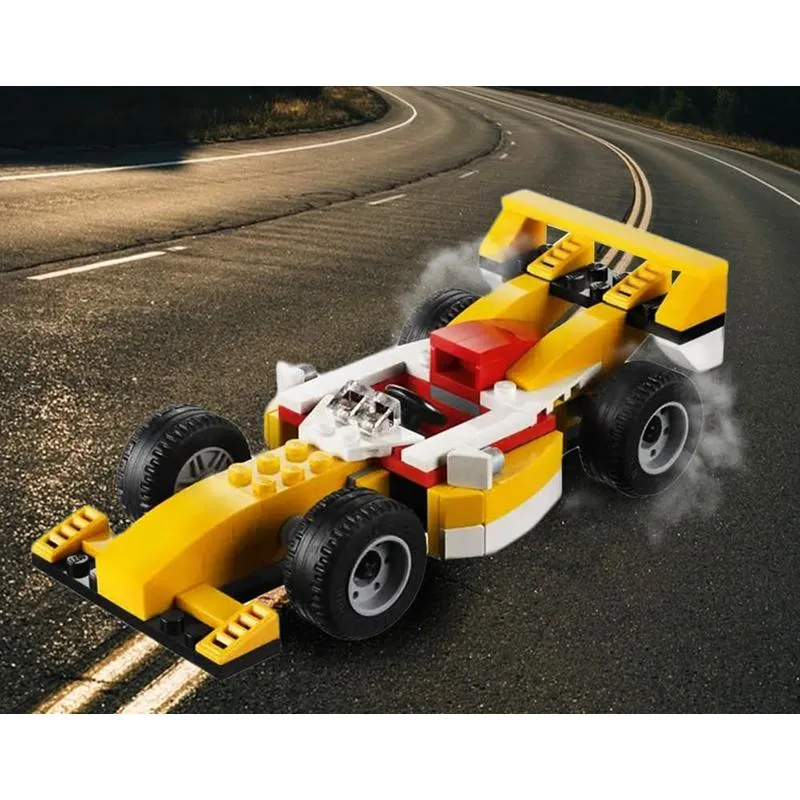 3 in 1 Architect Series Super Racer Building Set - 121 Pieces (8-12 Years)