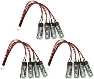 «3 Pack» 2000mAh ER6V/3.6V PLC Lithium Battery Replacement for Yaskawa HW0470360-A Motoman Robot YASKAWA HW0470360
