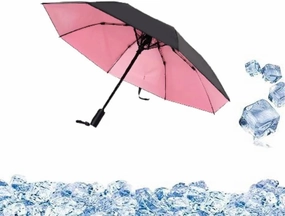 3 in 1 Umbrella with Fan,Uv Blocking Umbrella with Fan,Portable Fan Umbrella with Uv Protection,USB Rechargeable Summer Sunshade,2600mah USB Rechargeable,for Golf Beach Patio Garden