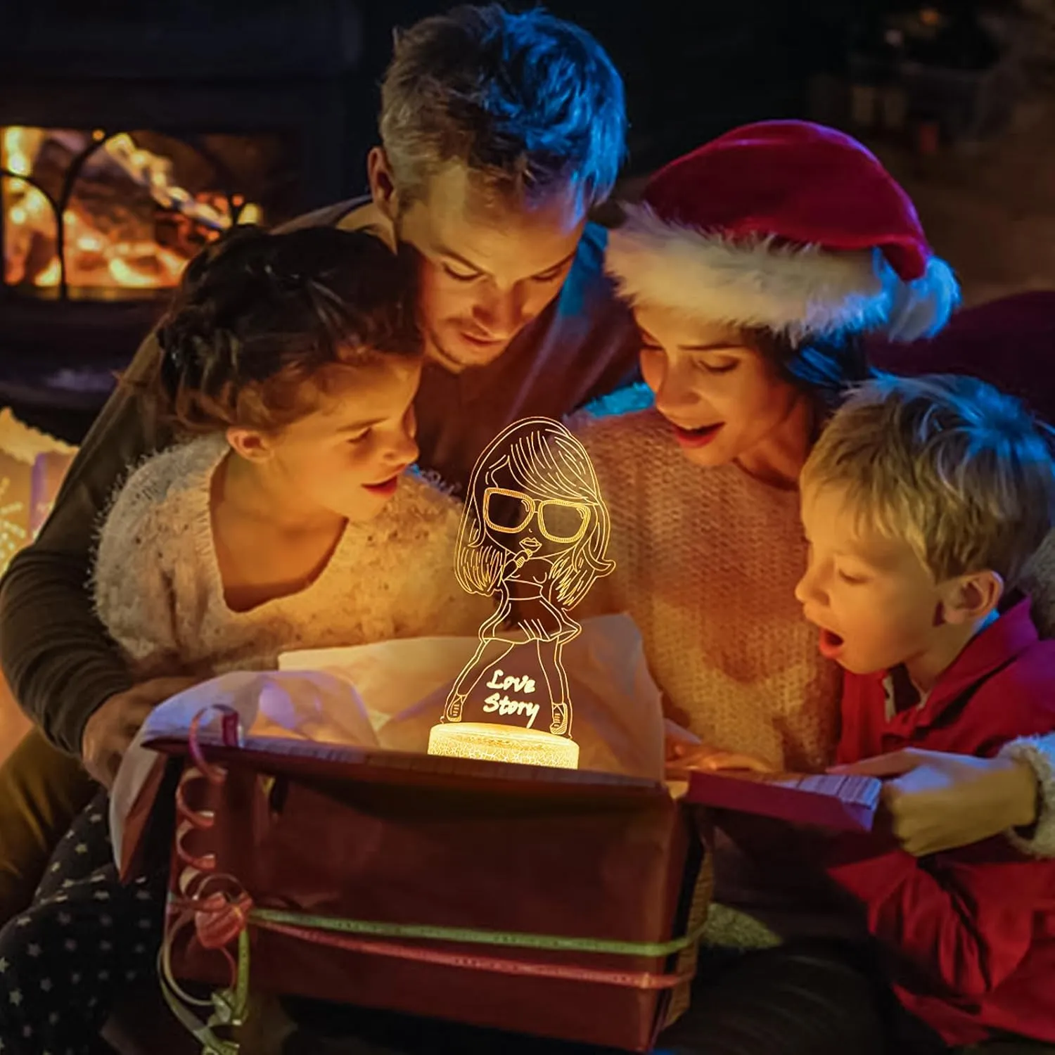 3D Night Light Gifts: Fans Merch, Table Lamp with Remote Control and Smart Touch, Singer Gifts for Girls Room Decor Music Party Birthday Christmas