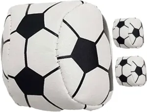3pcs Football Style Sandbag Toss Game for Durable PU for Backyard Fun Carnival Activities and Family Sports