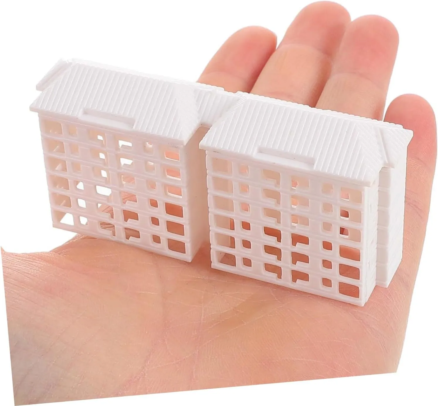 3pcs Miniature Building Model Realistic House Decoration for Table and Landscape for Projects for Mini Gardens and Crafting