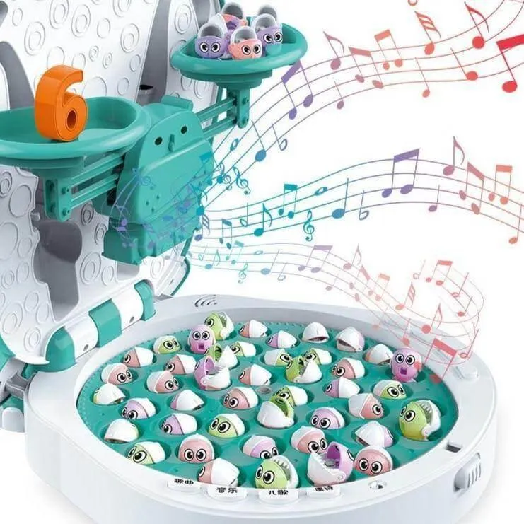 4-in-1 Magnetic Fishing Game - Educational Toy for Kids